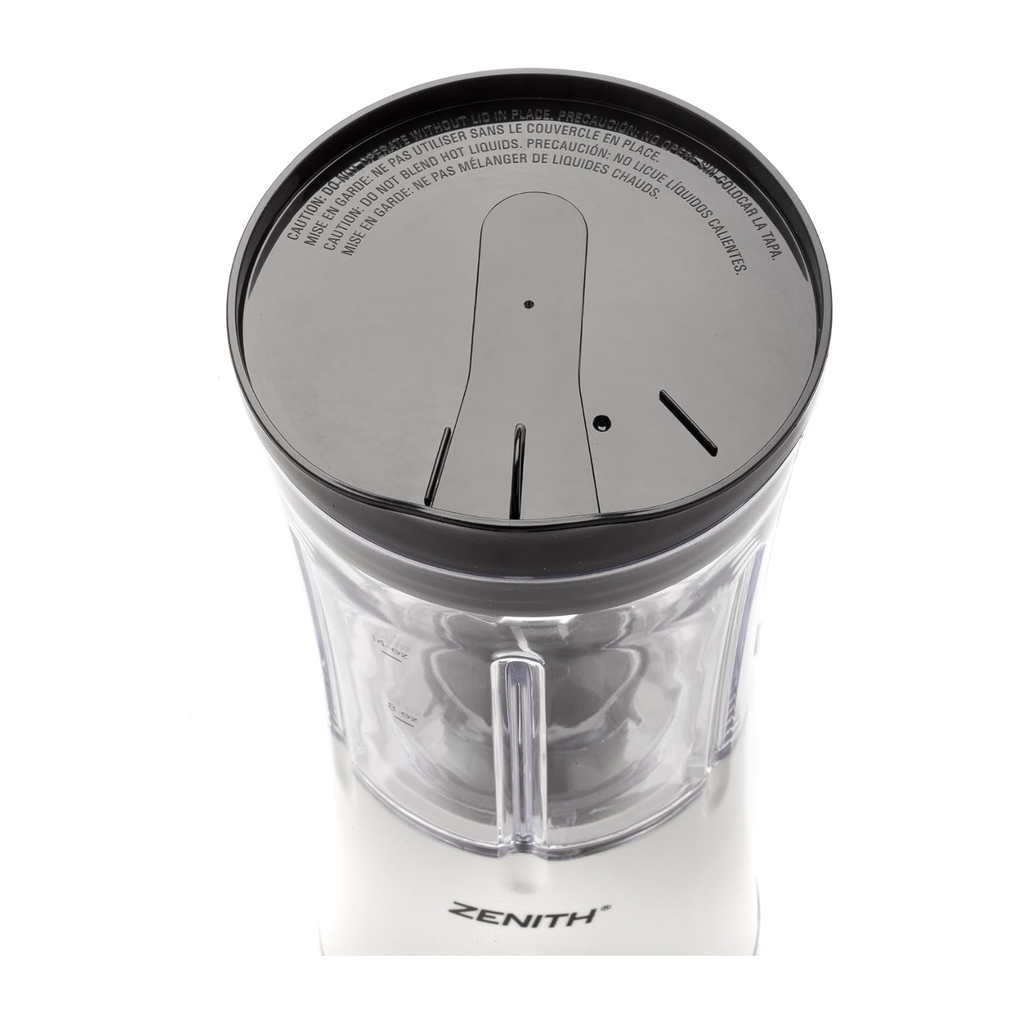 Licuadora Personal Zenith 350W Blanca - Portátil, Ideal para Smoothies y Batidos Nutritivos