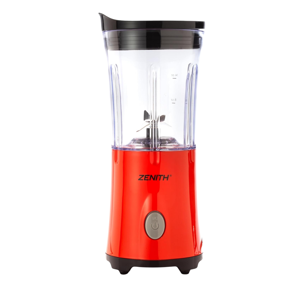 Licuadora Personal Zenith 350W Roja - Portátil, Ideal para Smoothies y Batidos Nutritivos