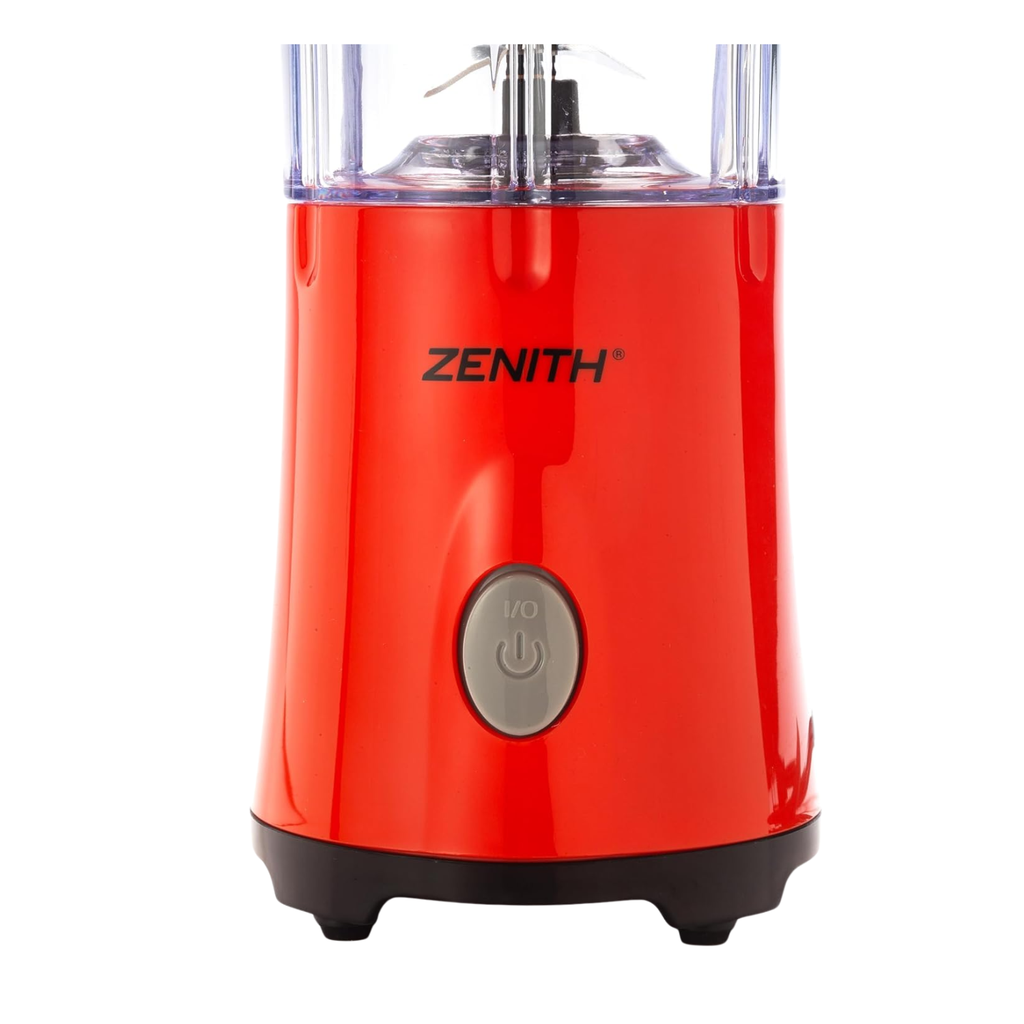 Licuadora Personal Zenith 350W Roja - Portátil, Ideal para Smoothies y Batidos Nutritivos