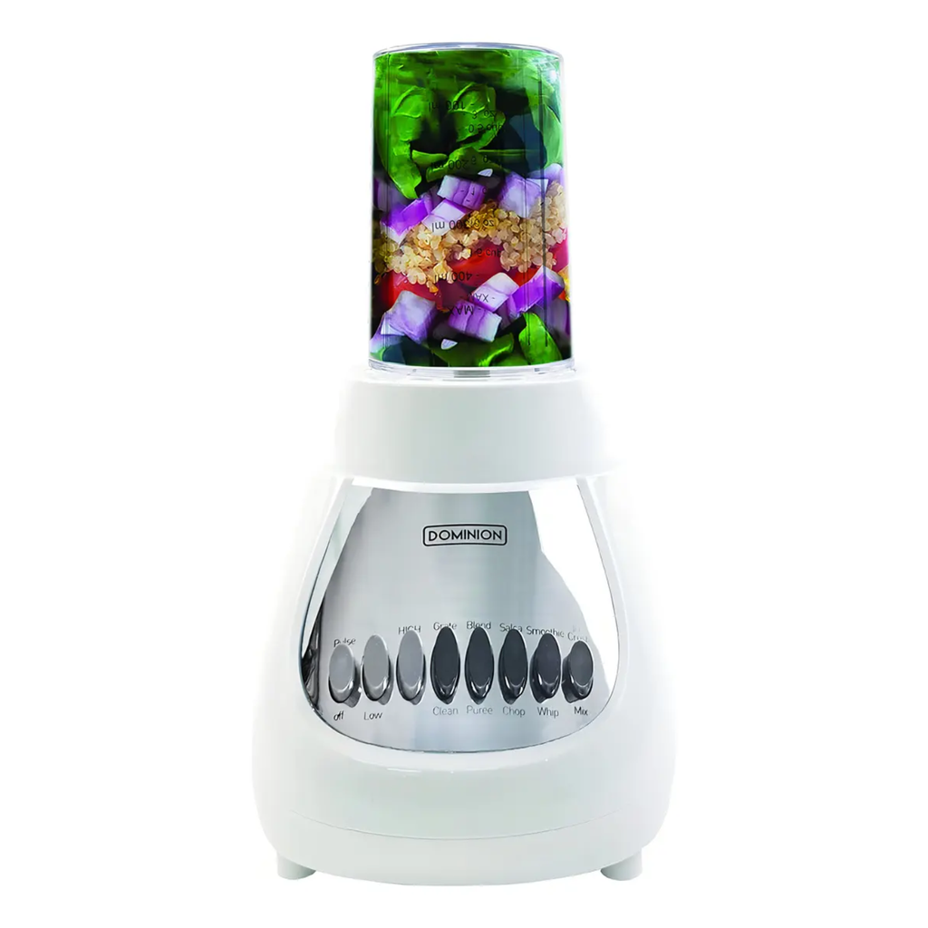 DOMINION BlendMax600 Duo White – Versatilidad 2-en-1 para una Cocina Inteligente