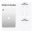 Apple iPad 11-inch: A16 chip, 11-inch Model, Liquid Retina Display, 128GB, Wi-Fi 6, 12MP Front/12MP Back Camera, Touch ID, All-Day Battery Life — Silver