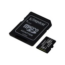 Memoria Flash Kingston Canvas Select Plus, 256GB MicroSDXC UHS-I Clase 10, con Adaptador - Negro
