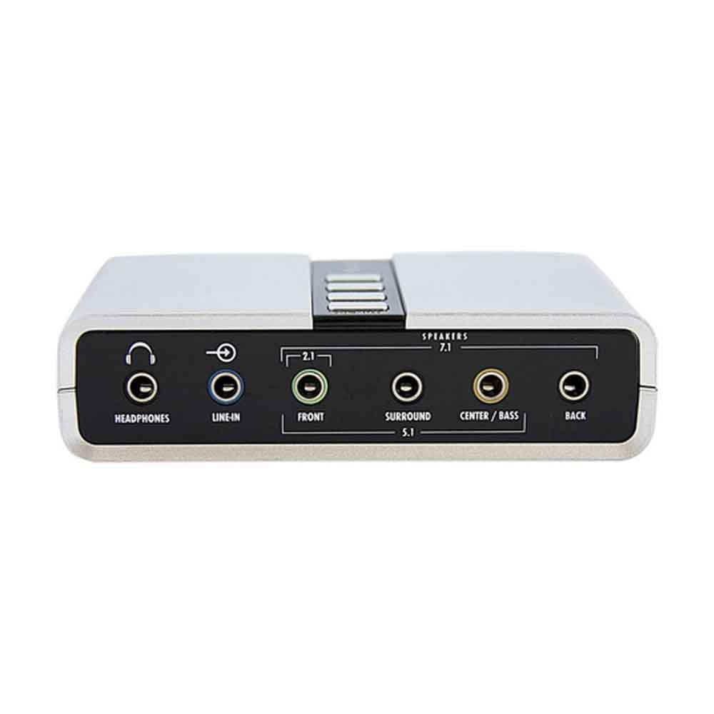 Adaptador de Sonido StarTech ICUSBAUDIO7D, 7.1 Canales, USB - Blanco