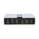 Adaptador de Sonido StarTech ICUSBAUDIO7D, 7.1 Canales, USB - Blanco