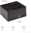 StarTech.com USB 3.1 (10Gbps) Dual-Bay Dock for 2.5"/3.5" SATA SSD/HDDs with UASP