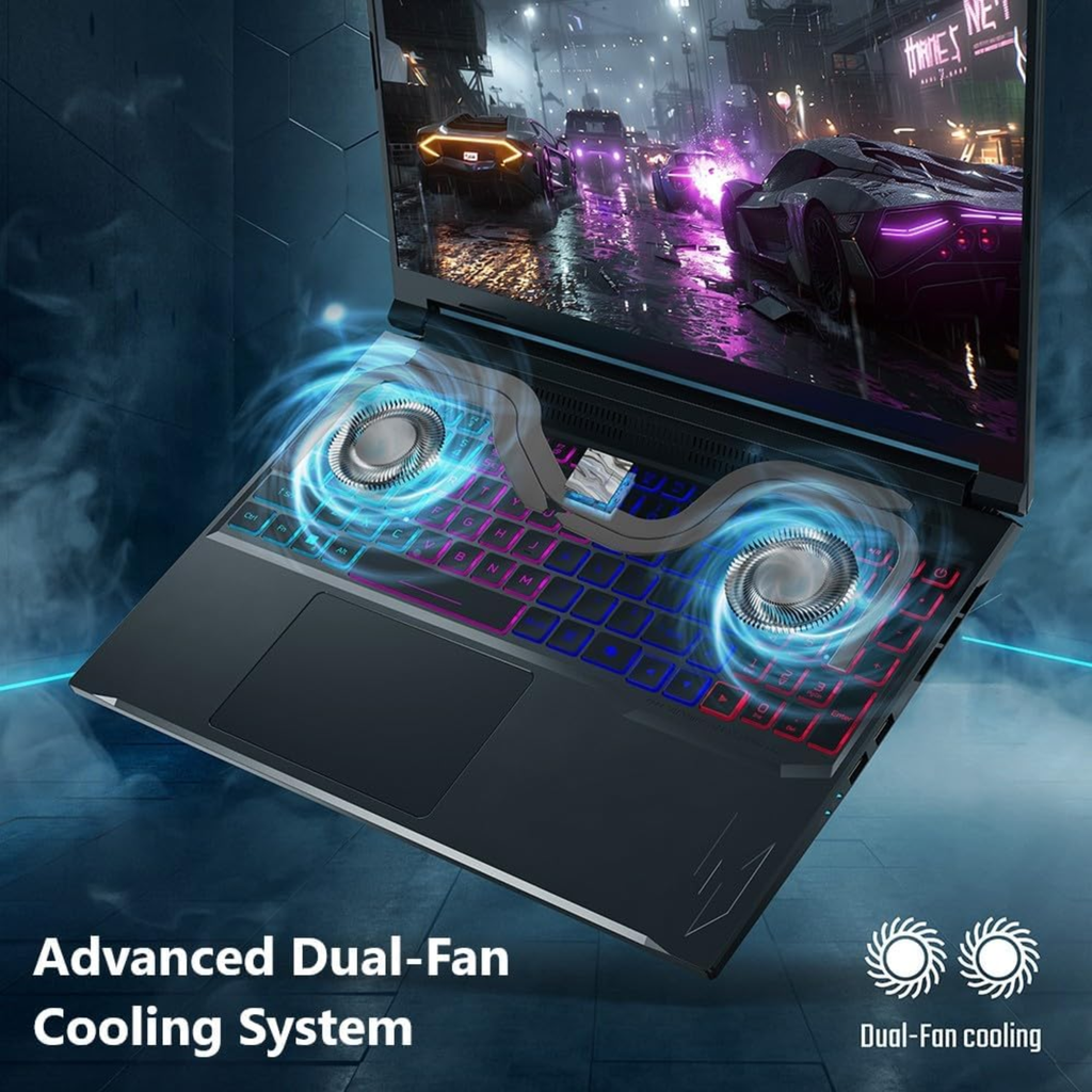 Laptop Gamer Acer Nitro V 16S AI - Ryzen 7, RTX 5070 8GB, 16GB RAM, 1TB SSD, Pantalla 16" WQXGA 180Hz, Windows 11 - Obsidian Black