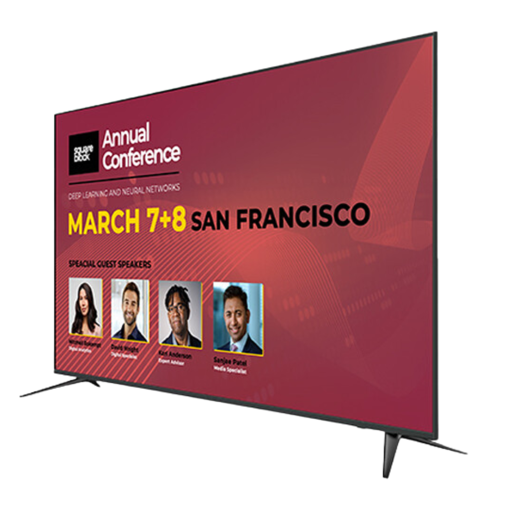 Monitor Profesional Sharp 86" - 4K Ultra HD, Operación 16/7, Garantía de 3 Años