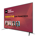 Monitor Profesional Sharp 86" - 4K Ultra HD, Operación 16/7, Garantía de 3 Años