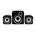 Acteck Bocinas con Subwoofer AXF-190, Alámbrico, 2.1, USB 2.0, Negro