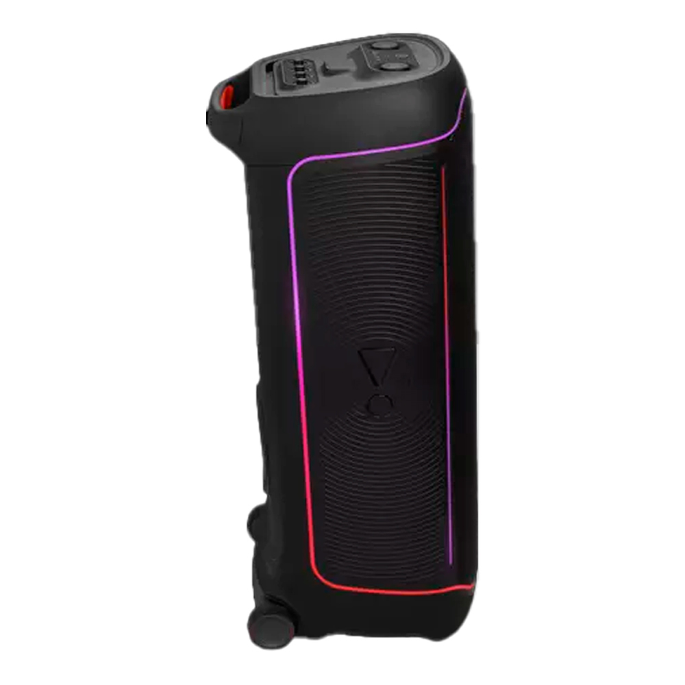 JBL Partybox Ultimate - Multi Purpose Party Speaker, with Wi-fi & Bluetooth Connectivity, Lightshow, IPx4 Slashproof, Dual Mic & Guitar Inputs, Handle & Sturdy Wheels, Black