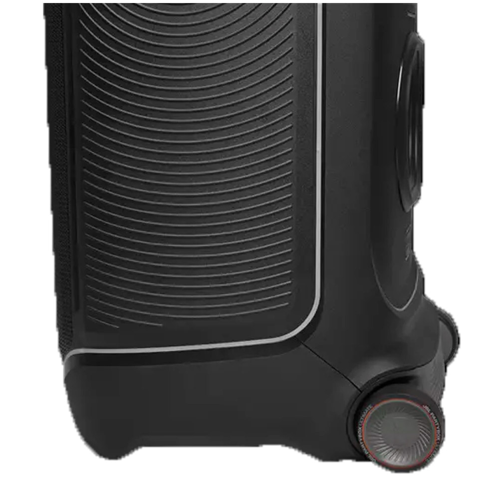 JBL Partybox Ultimate - Multi Purpose Party Speaker, with Wi-fi & Bluetooth Connectivity, Lightshow, IPx4 Slashproof, Dual Mic & Guitar Inputs, Handle & Sturdy Wheels, Black