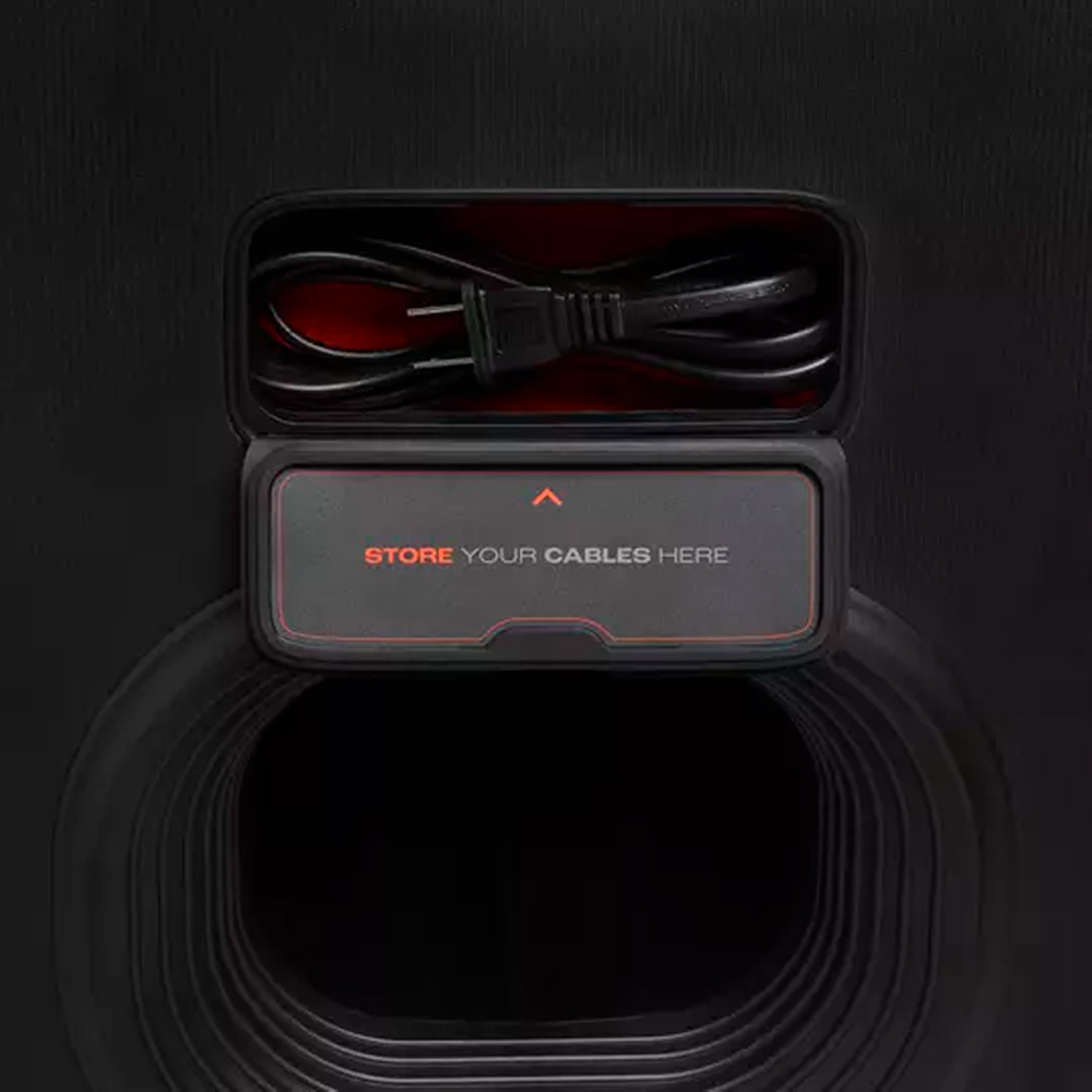 JBL Partybox Ultimate - Multi Purpose Party Speaker, with Wi-fi & Bluetooth Connectivity, Lightshow, IPx4 Slashproof, Dual Mic & Guitar Inputs, Handle & Sturdy Wheels, Black