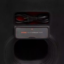 JBL Partybox Ultimate - Multi Purpose Party Speaker, with Wi-fi & Bluetooth Connectivity, Lightshow, IPx4 Slashproof, Dual Mic & Guitar Inputs, Handle & Sturdy Wheels, Black