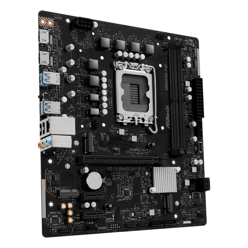 ASRock B860M-H2 Tarjeta Madre DDR5 Micro ATX Intel