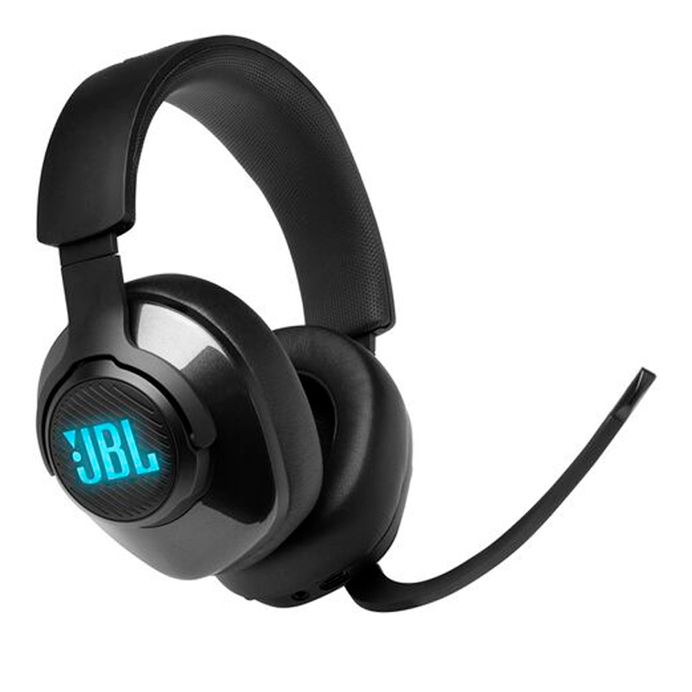 JBL Audífonos Gamer con Micrófono Quantum 400 para PC/Nintendo Switch/Xbox Series S|X/PS5, Alámbrico, 3.5mm, USB, Negro