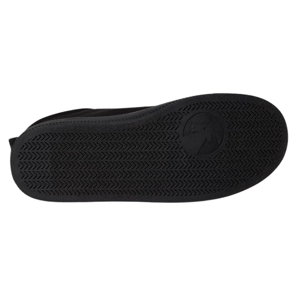 BILLY Footwear Toddler Harmon Sneakers - Black 7T: Zipper & Lace Up, Cushioned Insole, Non Marking Sole