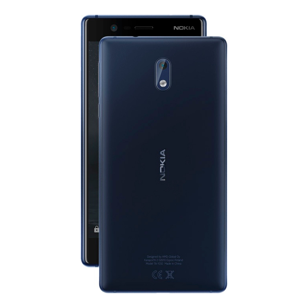 Nokia 3 5", Dual Sim, 1280 x 720 Pixeles, 4G, Android 7.0, Azul