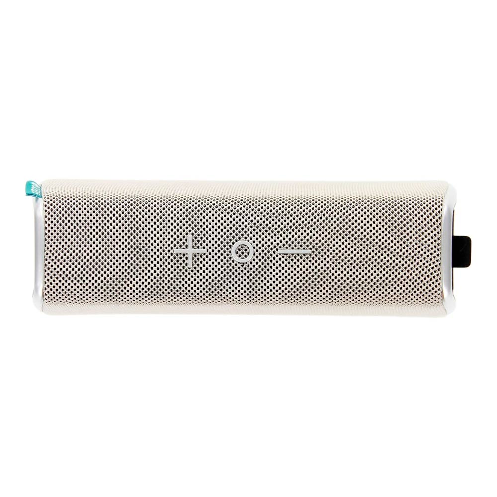 FUGOO Style: altavoz portátil con sonido envolvente Bluetooth, batería de mayor duración con altavoz incorporado (plateado)