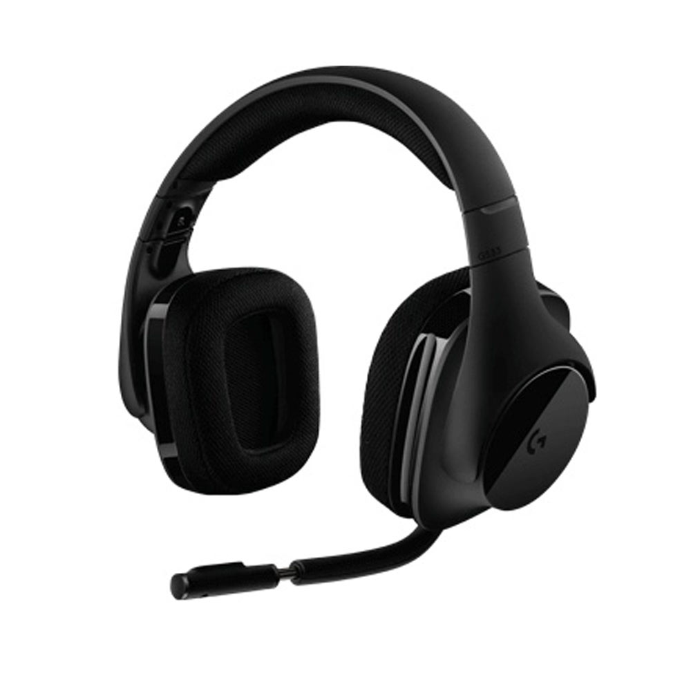 Gaming Headset Logitech G533 inalámbrico, sonido Surround 7.1 - Negro