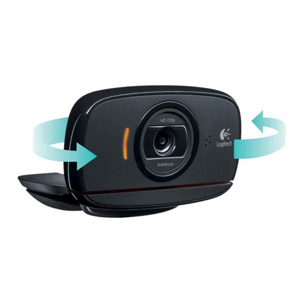 Webcam Logitech HD C525 con Micrófono, 8MP, USB 2.0 - Negro