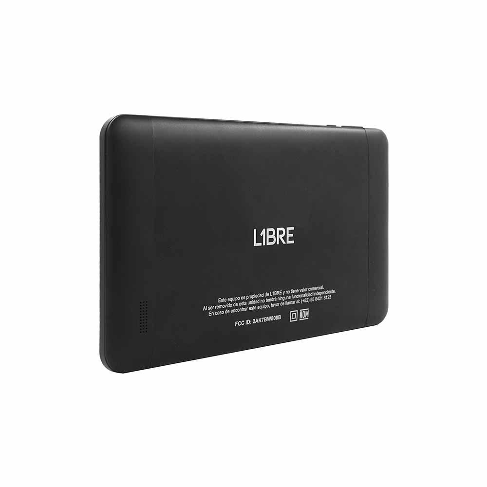 Tablet L1bre H808, 1GB, 16GB, Android 5.1, 8.1", 5MP - Negro