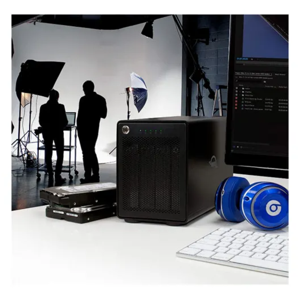 Carcasa de unidad OWC ThunderBay 4 SATA/600 - Thunderbolt 3 Interfaz de host De Escritorio