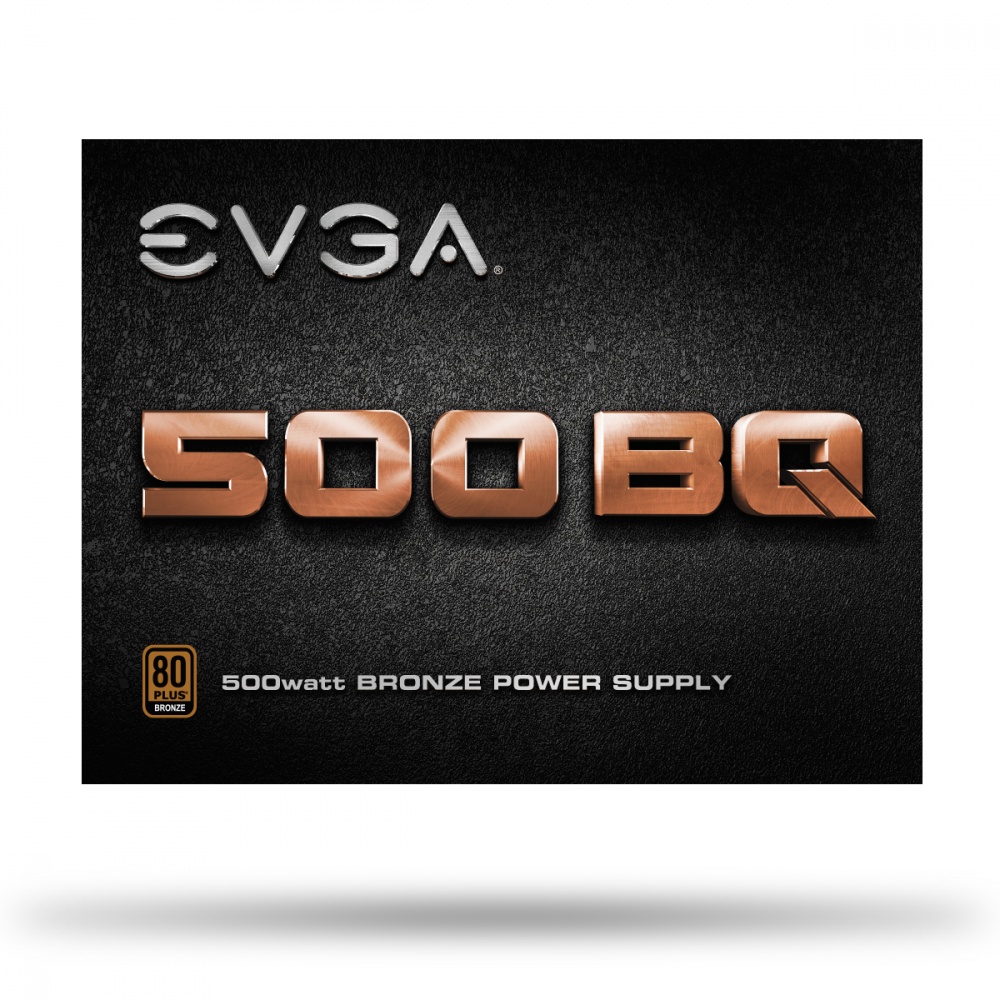 Fuente de Poder EVGA 500 BQ 80 PLUS Bronze, 24-pin ATX, 120mm, 500W - Negro