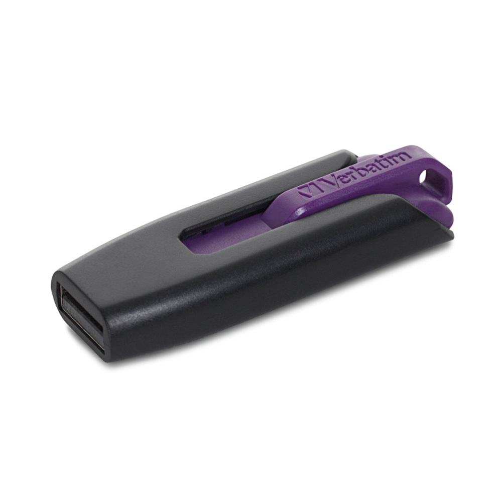 Memoria USB Verbatim V3 16GB 3.0 Negro Morado