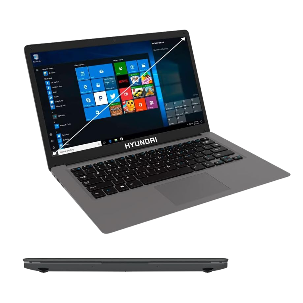 Laptop Hyundai HyBook 14.1" HD - Intel Celeron N4020, 4GB RAM, 128GB SSD, Gris