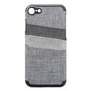 Case Study Vegan Leather Case iPhone 7 - Grey w/ Slots