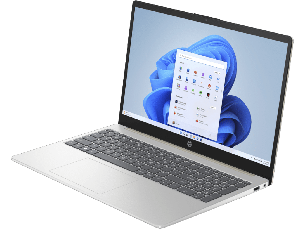 HP 15-FC0043LA 15.6″ Laptop – AMD Ryzen™ 3-7320U 8GB RAM 512GB SSD W11 H GOLD *SPANISH KEYBOARD*