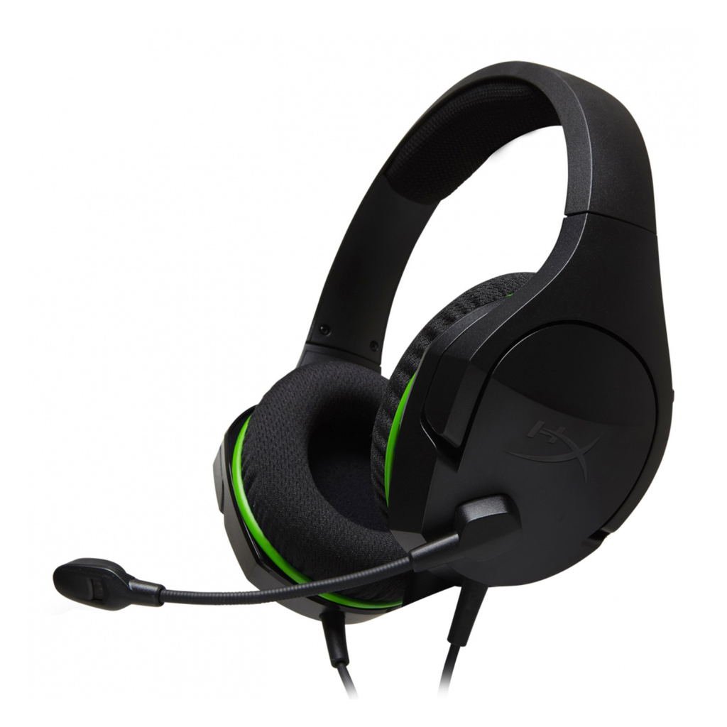 Audífonos Gamer HyperX Cloud Stinger Core - Sonido Inmersivo, Micrófono con Cancelación de Ruido, Negro/Verde
