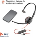 Refurbished Plantronics Blackwire C3210 Headset Grado B