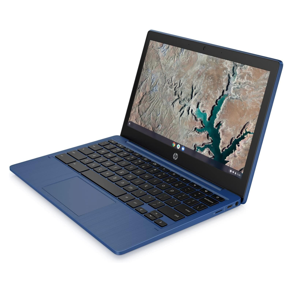 Refurbished HP Chromebook 11A-NA0120NR 11.6" TS HD IPS MediaTek MT8183 4 / LPDDR4 64 GB eMMC - Indigo Blue Grado B
