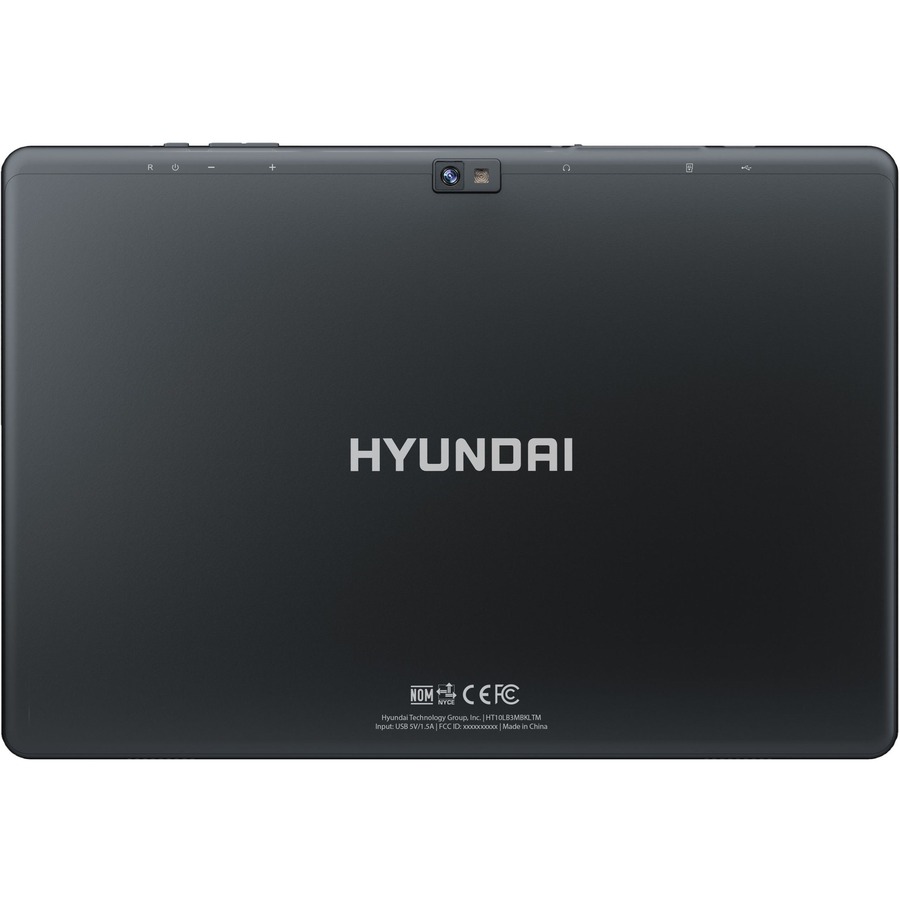 Hyundai HyTab Plus 10LB3, 10.1" 1280x800 HD IPS, Quad-Core Processor, Android 11 Go edition, 2GB RAM, 32GB Storage, Dual Camera, LATAM LTE - Black