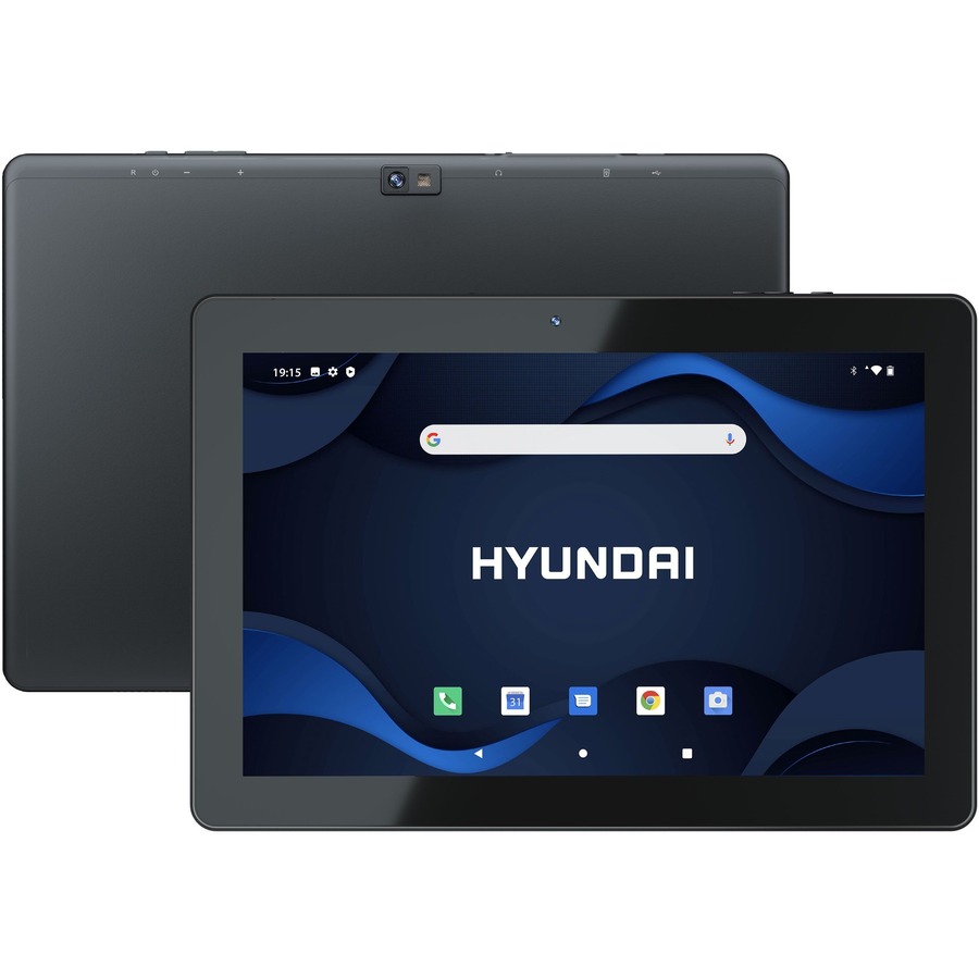 Hyundai HyTab Plus 10LB3, 10.1" 1280x800 HD IPS, Quad-Core Processor, Android 11 Go edition, 2GB RAM, 32GB Storage, Dual Camera, LATAM LTE - Black