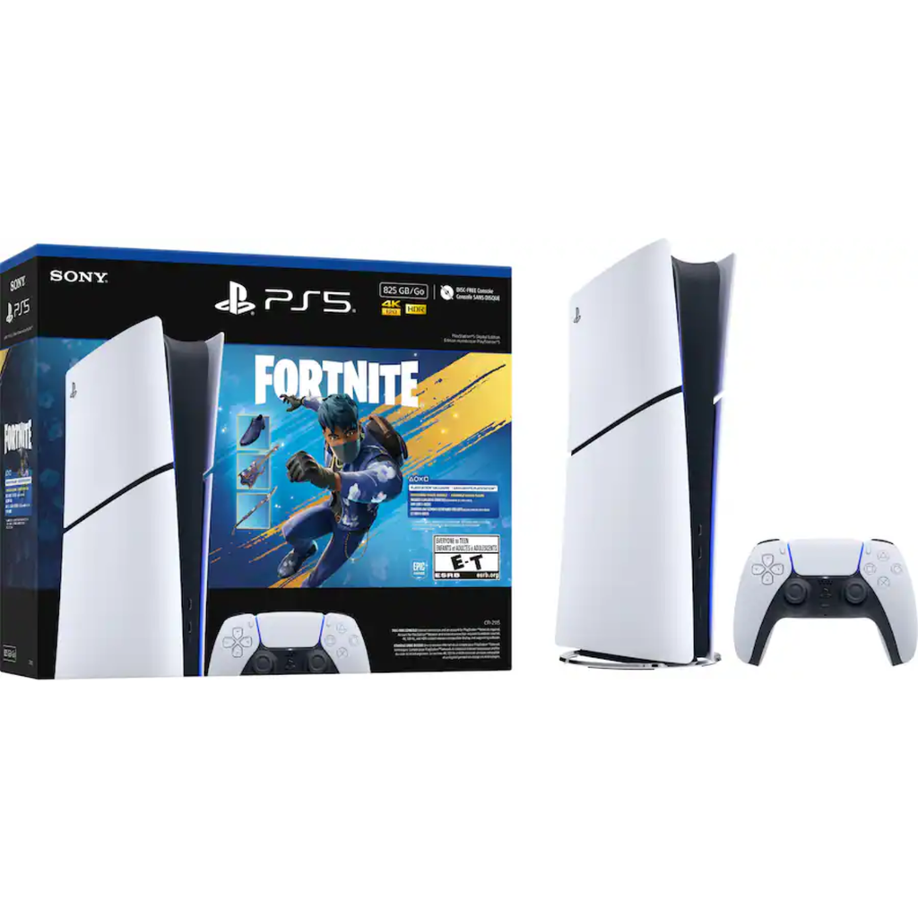 Consola PlayStation 5 Edición Digital 825GB | Bundle Fortnite Flowering Chaos | Incluye Contenido Exclusivo | PS5 Nueva y Sellada