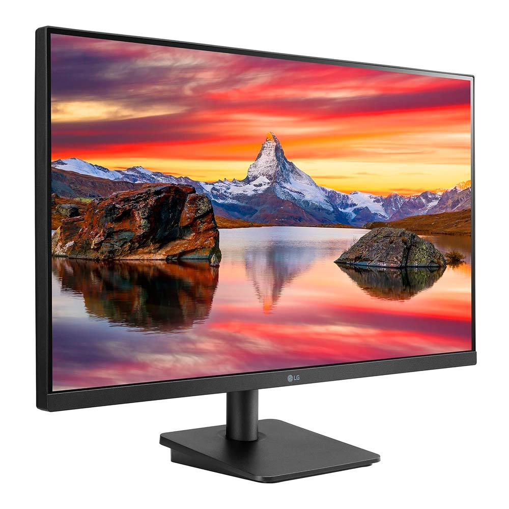 LG 27MP400-B Monitor de 27 pulgadas Full HD (1920 x 1080) Pantalla IPS con diseño de 3 lados prácticamente sin bordes, AMD FreeSync y control en pantalla - Negro