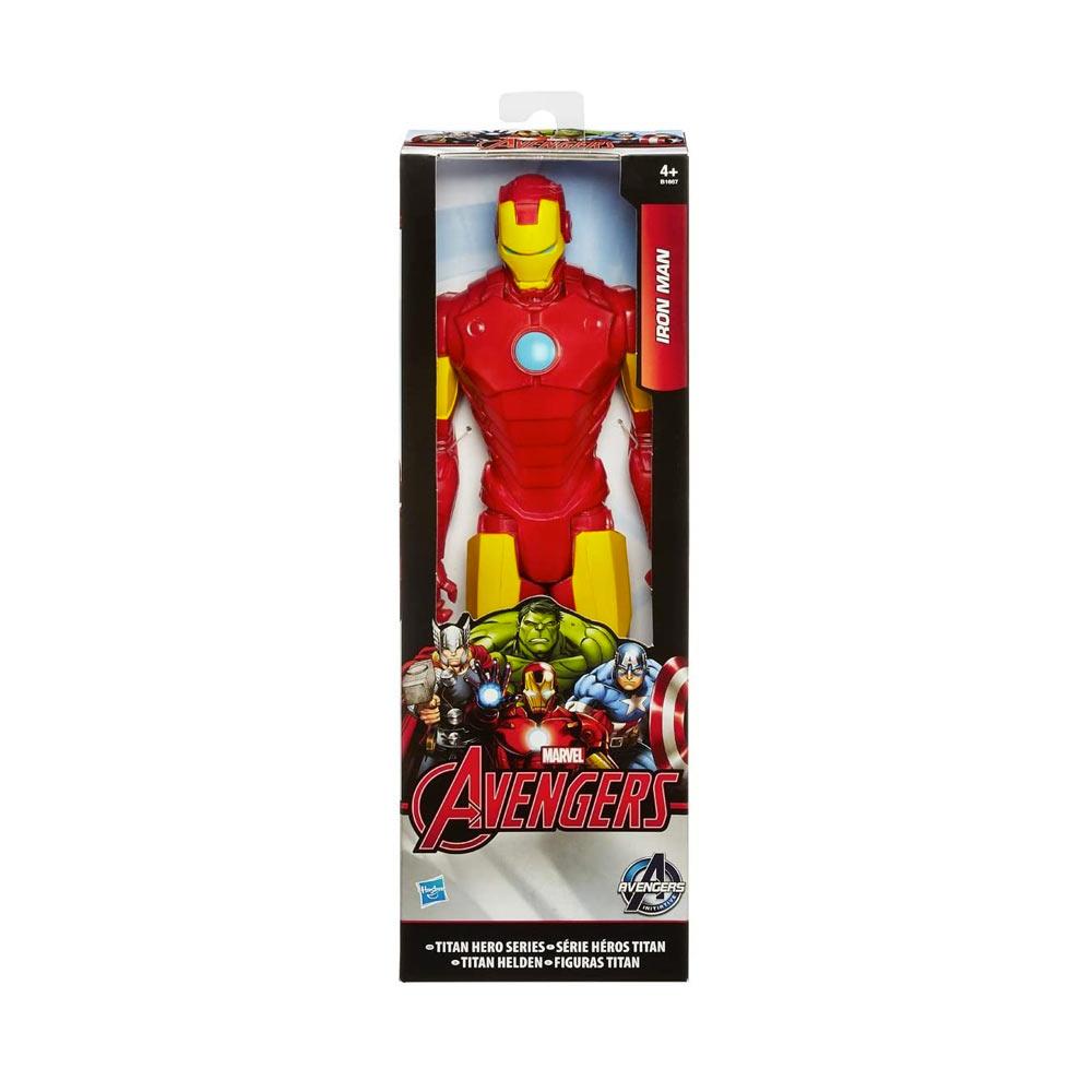 Muñeco Hasbro Marvel Avengers, Titan Hero Series 2015, Iron Man 12" - Rojo/Amarillo