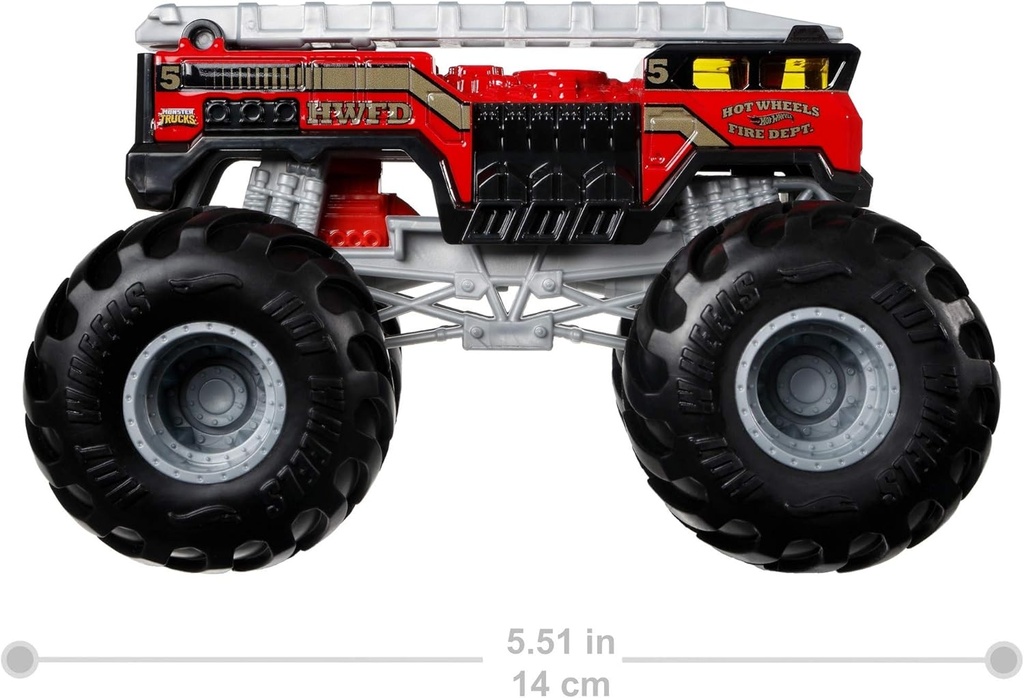 Automóvil Hot Wheels Monster Trucks Escala