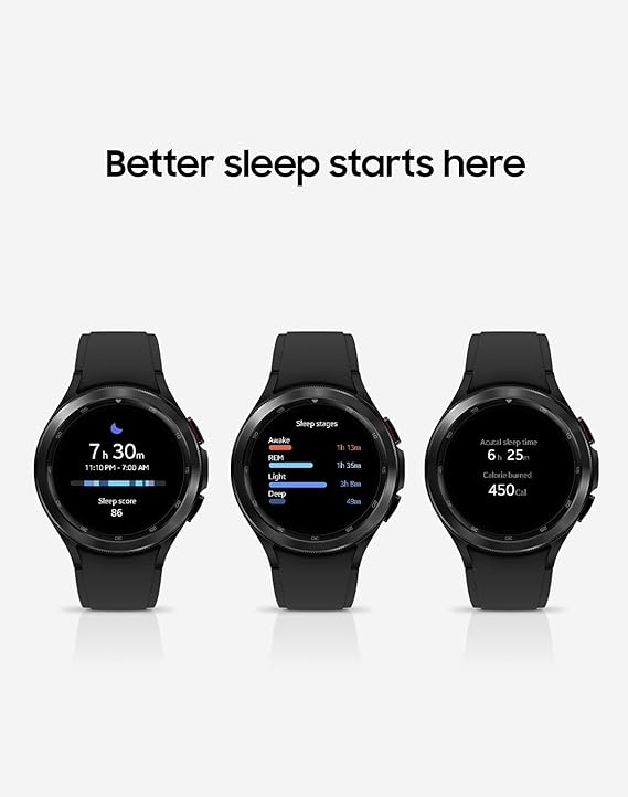 Samsung Smartwatch Galaxy Watch 4 Classic (46mm), Touch, Bluetooth 5.0, Android, Negro - Resistente al Agua