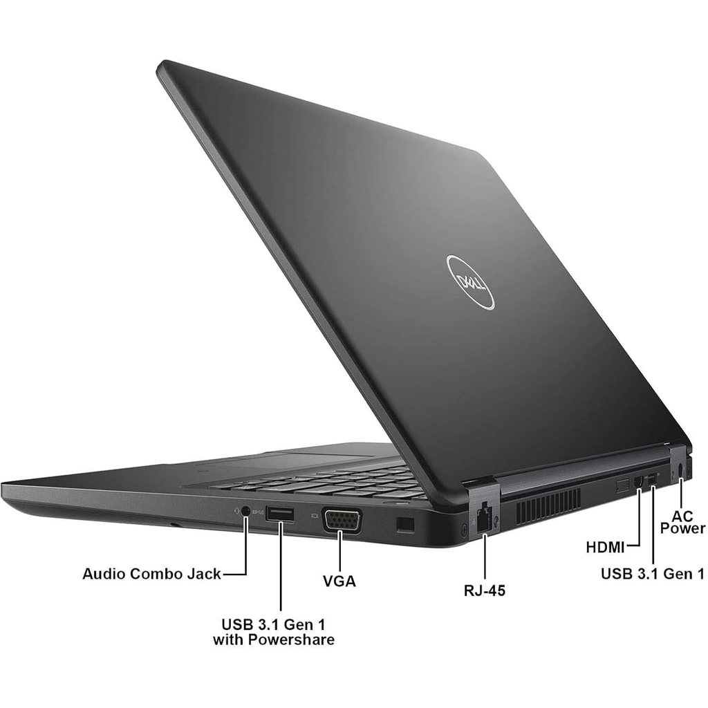 Reacondicionado-Dell Latitude 5490 Laptop i7 8GB RAM 512GB SSD 14" FHD Windows 11 Pro