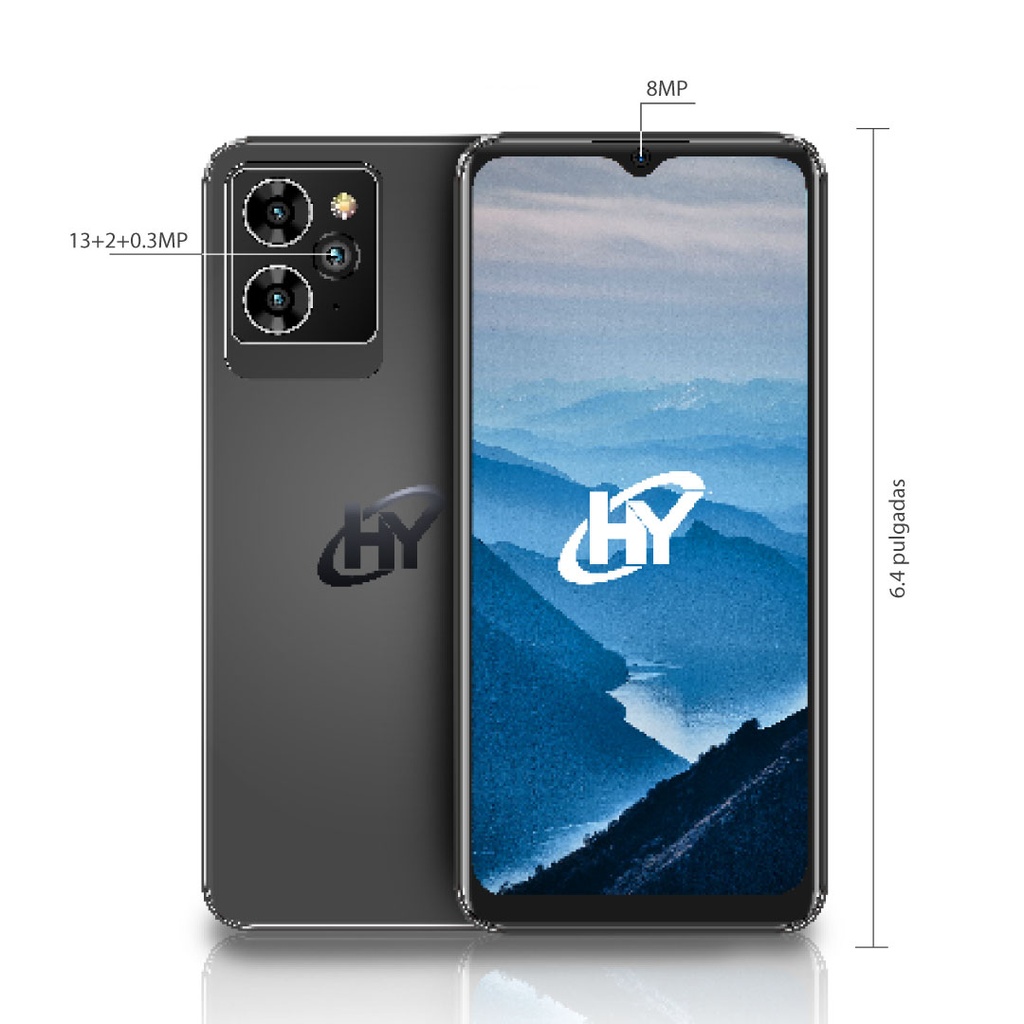 Smartphone HYLine Pro - Negro + SIMM Maya Móvil Eco 2GB por 30 días