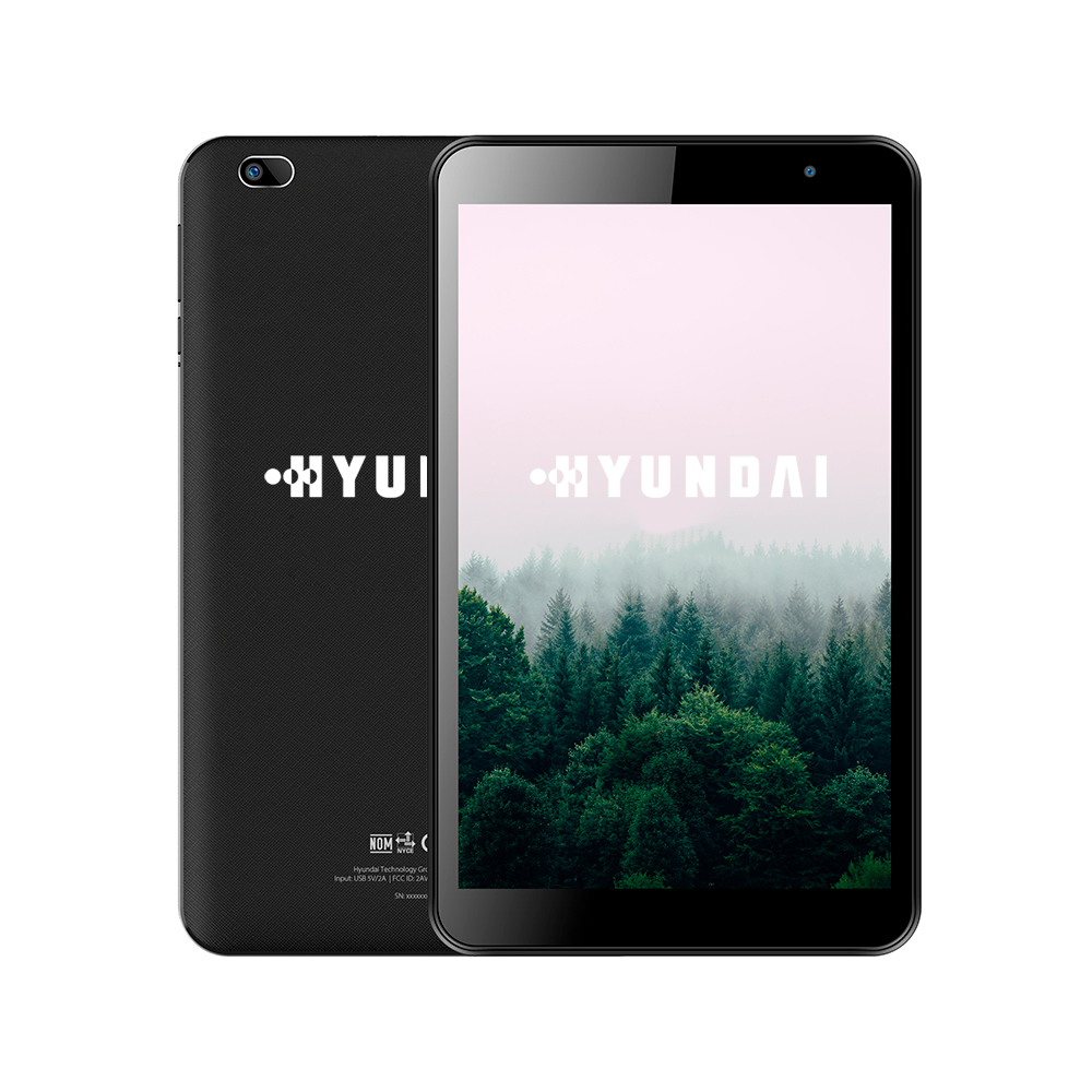 Hyundai HYtab Plus 8WB1, 8" HD IPS, Quad-Core Processor, Android 11 Go edition, 3GB RAM, 32GB Storage, 2MP/5MP, WiFi, Black