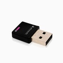 Mini Adaptador de Red USB Acteck  LKAD-403, Inalámbrico, 300 Mbit/s, 5dBi - Negro