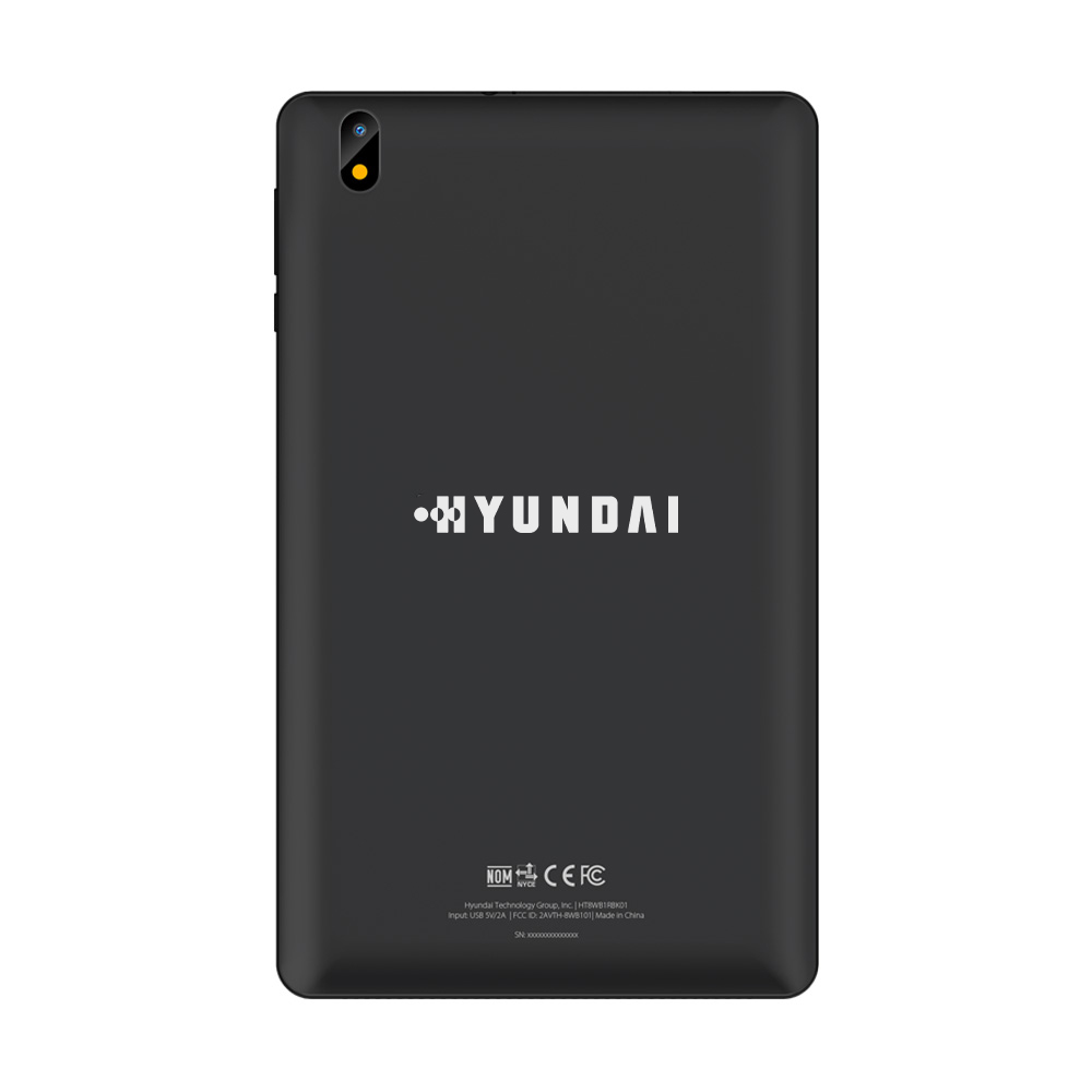 Hyundai HYtab Pro 8WB1, 8" FHD IPS, Quad-Core Processor, Android 11, 3GB RAM, 32GB Storage, 2MP/5MP, WiFi, Black