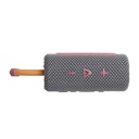 JBL Go 3 Portable Speaker with Bluetooth, Built in Battery, Waterproof and Dustproof Feature Gray