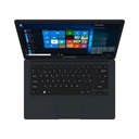 Hyundai HyBook 14.1" 1366x768, Intel N3350, 4GB RAM, 64GB + 1TB HDD, 0.3MP, RJ45, WiFi, BT 4.0, Windows 10 Home S Mode, 5000mAh, English, Space Grey