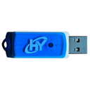 Memoria USB 8GB Hyundai Bravo | Color Azul | Construcción de Plástico Resistente | USB 2.0 | Nueva Sellada | Diseño Compacto | Ideal para Estudiantes, Oficina y Música en Auto