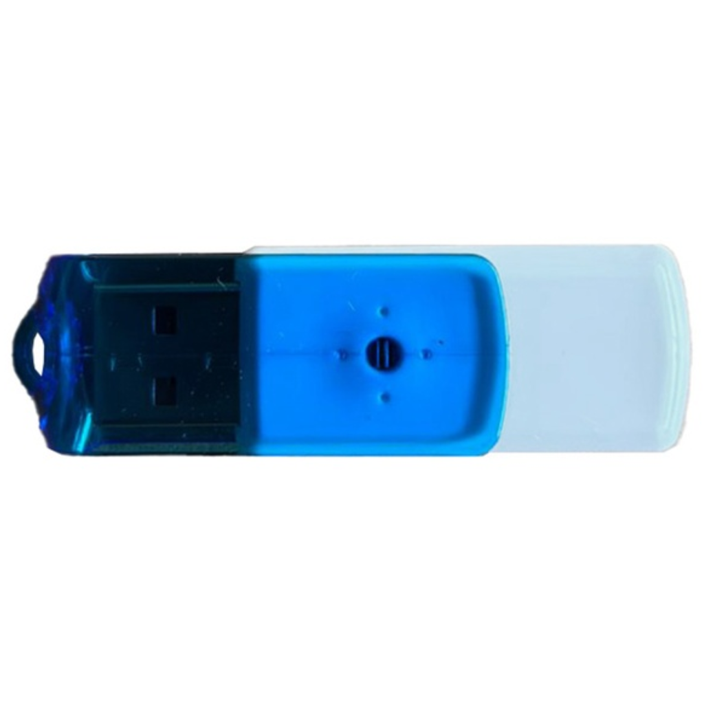 Memoria USB 8GB Hyundai Bravo | Color Azul | Construcción de Plástico Resistente | USB 2.0 | Nueva Sellada | Diseño Compacto | Ideal para Estudiantes, Oficina y Música en Auto